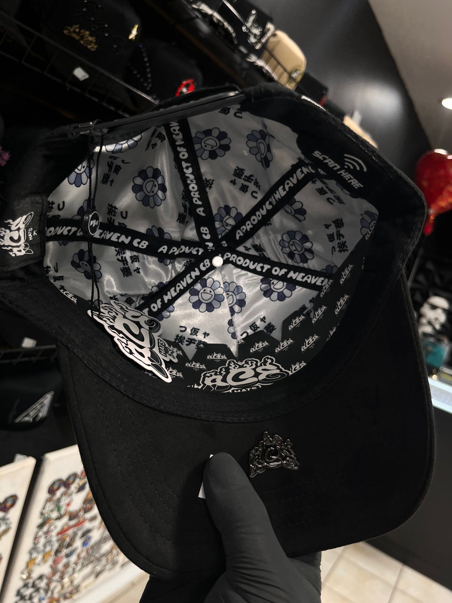 MURACAMI GRAY ACE HATS