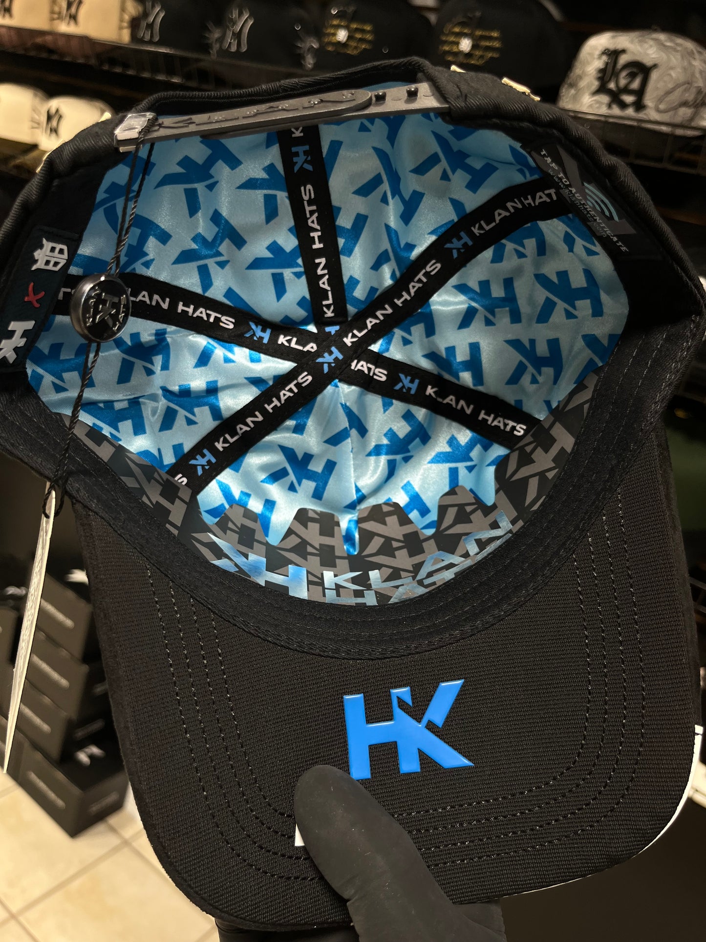 KLAN HATS. LA CALIFORNIA BLACK