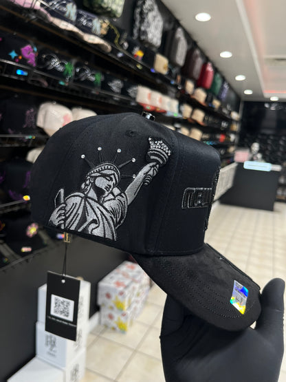 NY CAPS FANS GREY