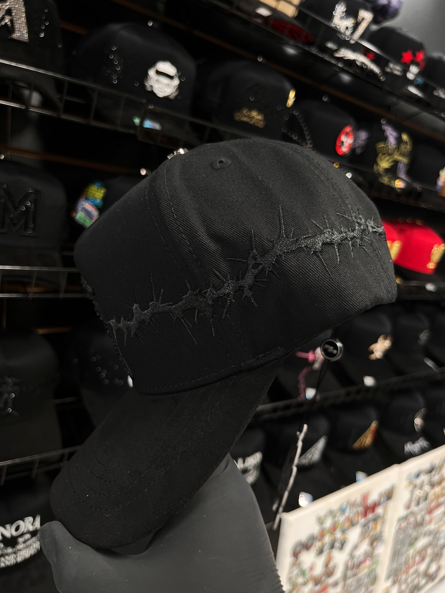 LA. ACE HATS BLACK