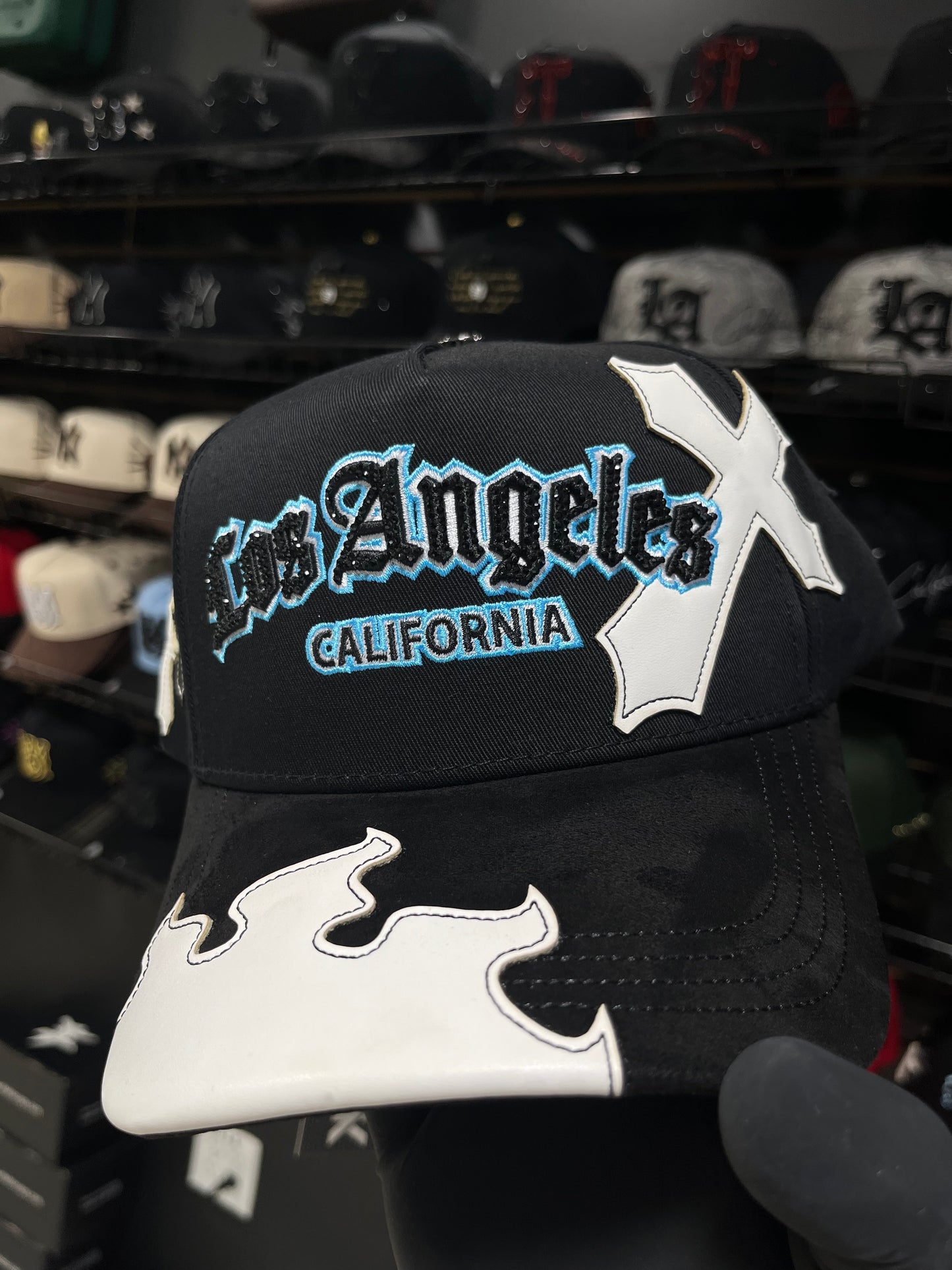 KLAN HATS. LA CALIFORNIA BLACK