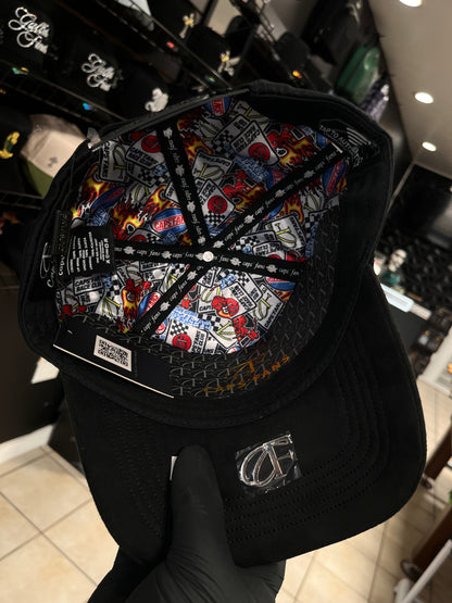 BLESSED CAPS FANS BLACK/GRAY