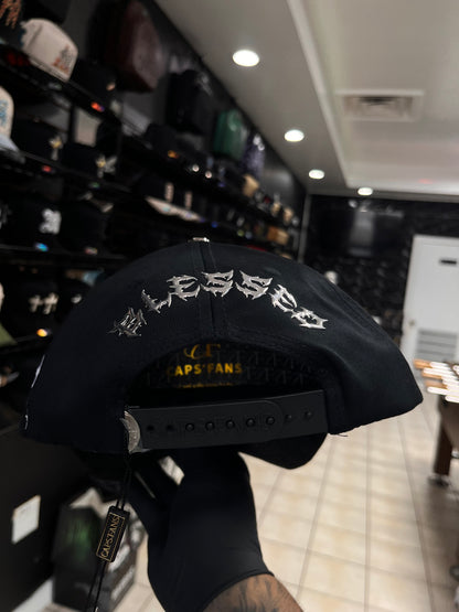 BLESSED CAPS FANS BLACK/GRAY