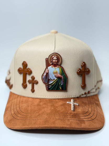 SAN JUDAS TADEO, CRUCES/BEIGE