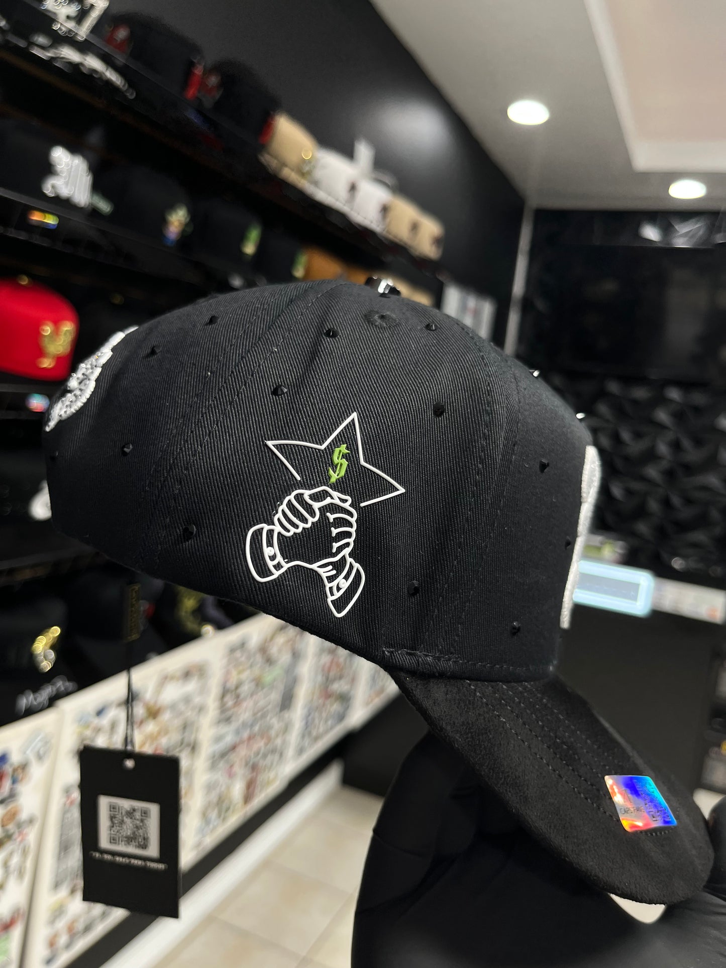 MONEY CAP BLACK/WHITE