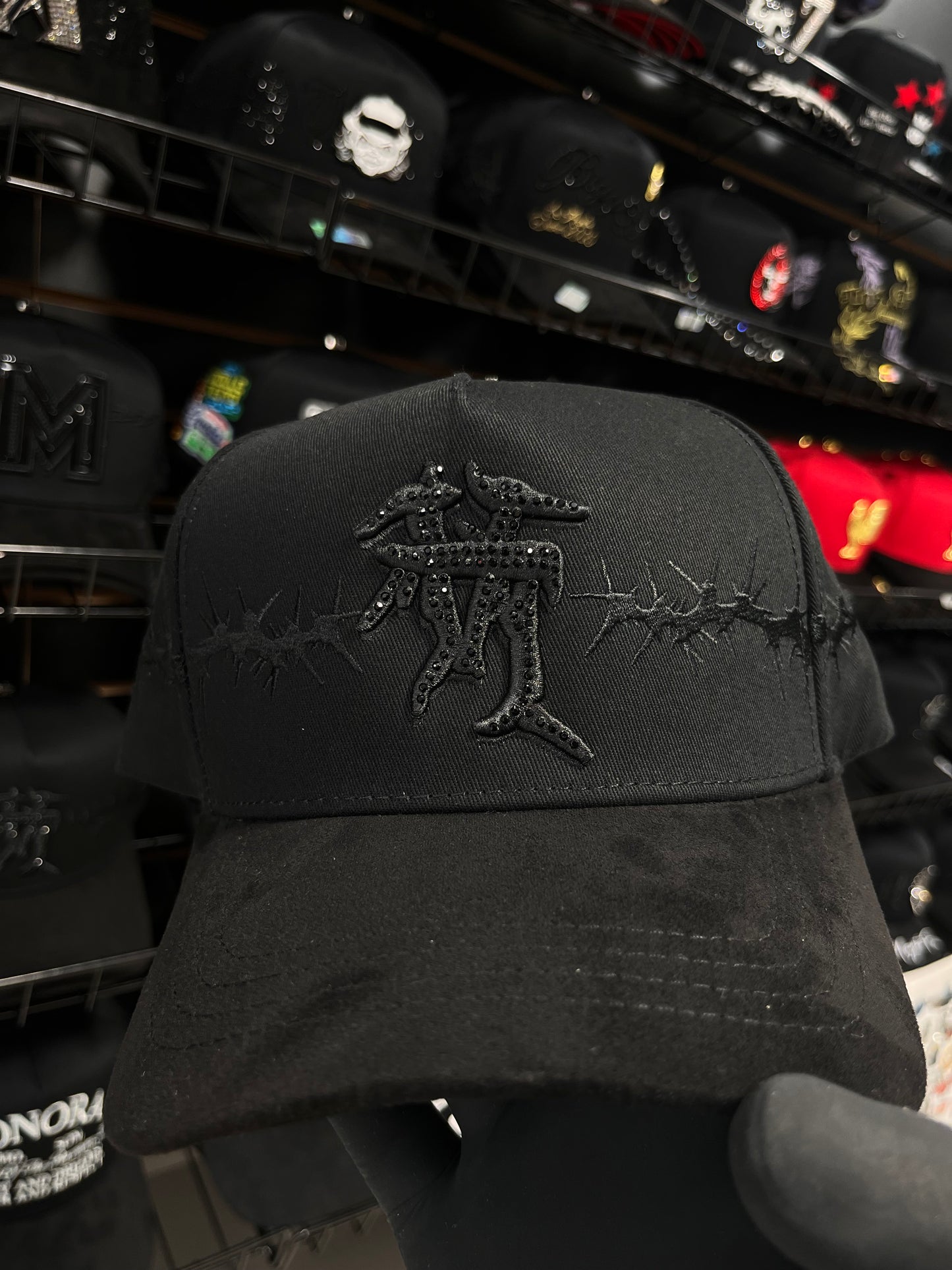 LA. ACE HATS BLACK